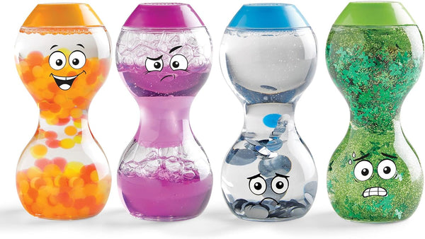 hand2mind Express Your Feelings Sensory Bottles- Secondary Emotions, Toddler Sensory Toys, Quiet