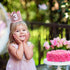 Rainbow Crown for 3rd Birthday Party, Glitter Birthday Crown, Birthday Hats for Kids, Baby's Birthday Photo Props