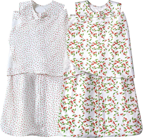 Baby Sleep sack Swaddle 2 Pack,Swaddles 3-6 Months,3-Way Adjustable Wearable Transition Blanket