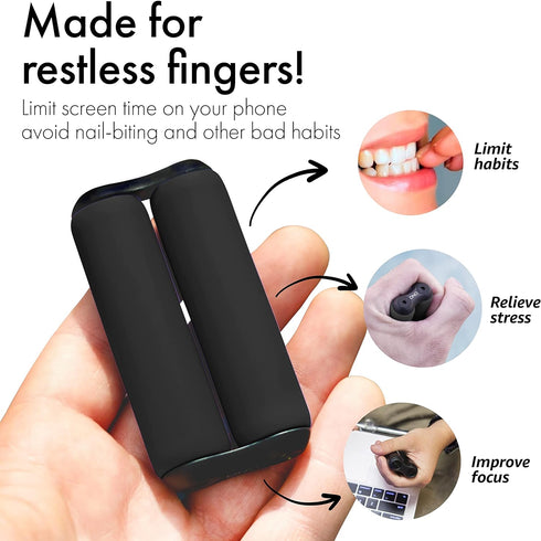 ONO Handheld Roller Fidget Toy for Adults | Relieve Stress, Anxiety, Tension | Compact Portable Design (Junior Size/ABS
