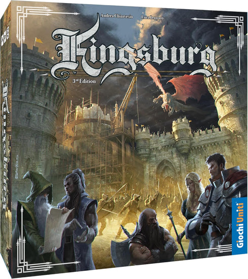 Kingsburg 3rd Edition Board Game - Medieval Strategy Game for Kids & Adults, 2-5 Players, 90-120 Min Playtime.