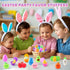 24 Pack SpringFlower Filled Easter Eggs with Squishy Toys Inside, Easter Basket Stuffers Basket Essentials Party