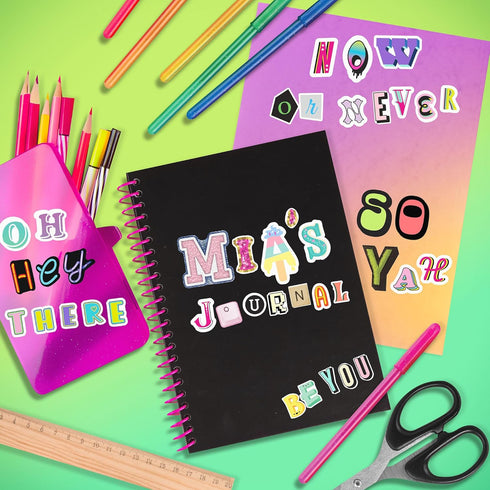 Fashion Angels 2,000+ Alphabet Sticker Book, Fun & Colorful Craft Letter Stickers for Kids & Teens Notebooks