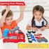 11inches 3-5 6-8 Set Large Take Apart Fire Toy Trucks for Boys Girls Kids Year Old Fire Rescue Vehicles with Electric