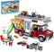 CSNRHG Camping Van Construction Toy 924 Pieces Building Block Set with Picnic Table