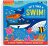 Mudpuppy Let’s Take A Swim - Magnetic Racing Game with Travel Friendly Tri-Fold Board for Children Ages 4-10, 2-6