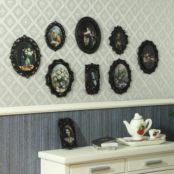 iLAND 1/12 Scale Accessories of Tiny Frames 7pcs with 14 Miniature Pictures