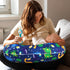 Hooyax Waterproof Nursing Pillow Cover, Stretchy Nursing Covers for New-Designed Breastfeeding Pillows, Adorable Infant