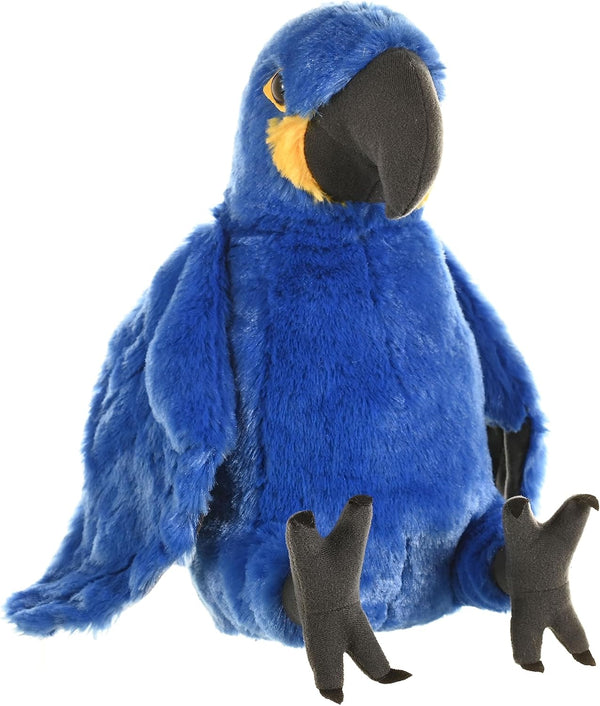 Wild Republic Hyacinth Macaw Plush, Stuffed Animal, Plush Toy, Gifts for Kids,