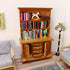 1:12 1:12 Scale Miniature Cupboard Bookshelf Classic Wooden Mini Storage Hutch Kitchen Dollhouse Bookshelf Wood Cabinet