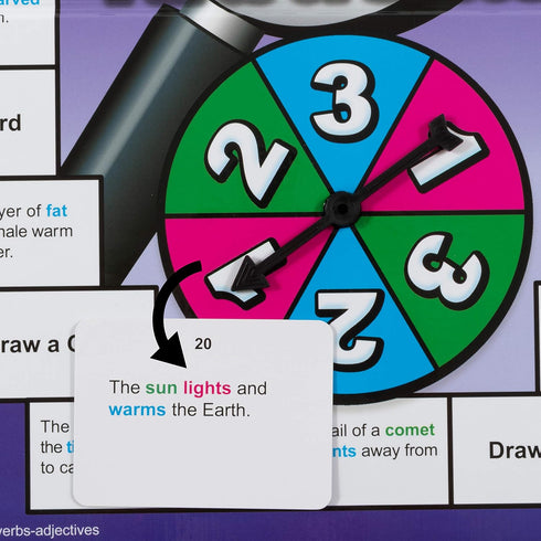LEARNING ADVANTAGE Parts of Speech Board Game for Kids