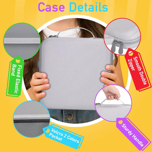 Aenllosi Hard Storage Case Compatible with GiiKER Smart Four 3D AI-Powered 4 in a Row Game, Protective Organizer
