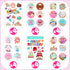 Large Birthday Stickers, 24 Sheets Happy Birthday Stickers for Kids, Classroom, Cake Stickers