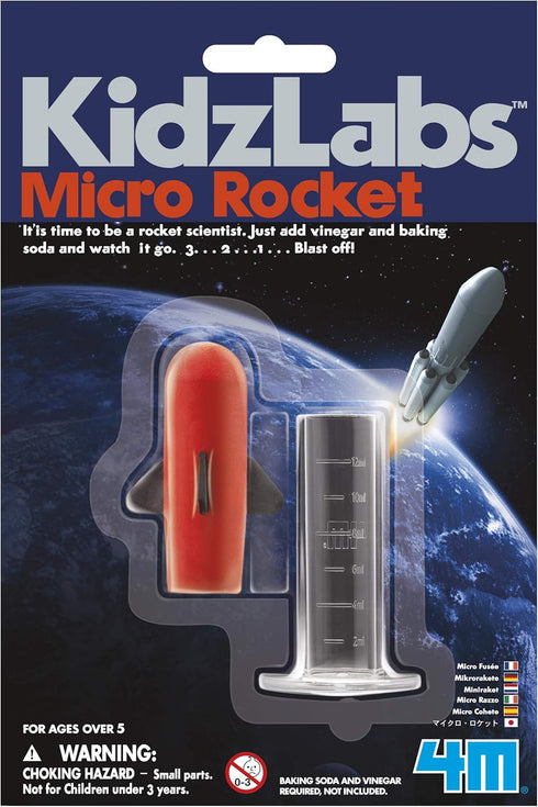4M Kidz Labs Micro Rocket Launcher Educational Toy