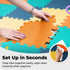 MioTetto Baby Play Mat, Comfortable Playtime Mat Portable Foam Floor Tiles, Safe Baby mat for Floor for Crawling