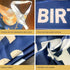 Happy 16th Birthday Banner Blue, Large 16th Bday Sign for Outdoor Decoration (9.8 x 1.6 feet)