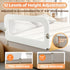 59inch omzer Bed Guard Rail for Toddlers - Foldable & Adjustable Height Baby Bed Safety Side Rails - Large Toddler Crib