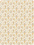 Jynexis 52x28 Ice Cream Flowers White Pattern Baby Crib Sheets, Cotton Fitted Crib Sheet, Soft Breathable, Fits