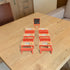 TOYANDONA Miniature Locker Classroom Set, 13pcs Desk, Chair & Blackboard Model Dollhouse Accessory