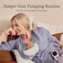 2 oz Lansinoh Organic Pumping Spray Lanolin-Free Flange Lubricant, Breast Pump Spray | Hypoallergenic, Vegan