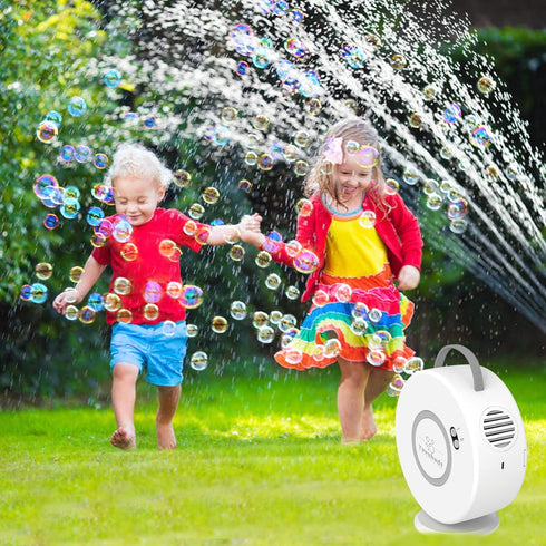 Automatic Bubble Machine for Kids, Rechargeable Portable Bubble Maker, Electric Bubbles Toy for 3-5 Year Olds