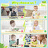 WeeHomm 3 6 Baby Remote Control Toy, TV Remote Toy for Baby with Realistic Light and Sounds - Languages (English