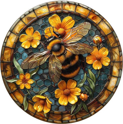 Wooden Puzzles for Adults, Leisurely Bee Wood Puzzles Adult, Unique Animal Shaped