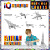 12 3D Set IQ BUILDER | Fun Creative DIY Arts and Crafts KIT | Best Toy Gift for Girls and Boys Age Year Old |