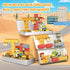 Box-35PCS 3 WMXDU Magnetic Blocks with Magnet Magnet Cubes, Magnetic Tiles Kids Build Cubes Travel Game Toys, Road Trip