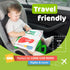 deMoca Busy Book for Toddlers 1-3, Quiet Book Montessori Toy with 9 Activities, Learning Felt Toy for Boys & Girls