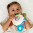HABA Cuddly Rainbow Round Teether - Soft Multicolored Activity Toy