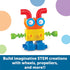 1-2-3 Learning Resources Build It! Robot Factory - Building Toys, Early Engineering and Science, STEM Activities, Fine