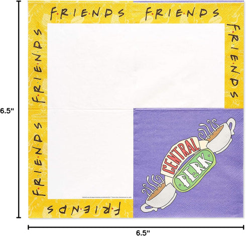 American Greetings Friends Party Supplies, Lunch Napkins, 50-Count