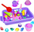 61 11 9 Bbiamsleep Ice Cream Sensory Bin, Pcs Ice Cream Sensory Bin Fillers with Mould Tools for Home Decor