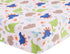 CribMATE 2 Pieces Blue Dino Fitted Crib Sheet for Boys - Blue Green Dinosaur Baby Boy Fitted Crib Sheet