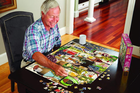 White Mountain Puzzles - My Yellow Beach House - 500 Piece Jigsaw Puzzle