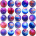 96 Pack Galaxy Stress Balls Bulk for Kids Adults 2 Inch Space
