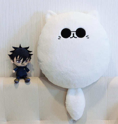 16inch/40cm Jujutsu Plush Pillow - Gojo Cat Plush Stuffed Pillow, Anime Gift