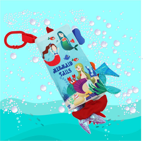 0-6-12-18 bebe mondo Fish Baby Books Toys Months,Touch Feel Crinkle Soft Cloth Books for Babies Infant Newborn, Baby