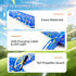 HSRBO 2 Pack Electric Foam Airplane Toy,Throwing Whirly Gliders Plaything Aeroplane with USB Charging and LED Glowing
