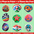 6-12, Awsoo Glow in The Dark Rock & Shell Painting Kit Arts and Crafts for Kids Ages Kids Craft Paint Kit, Art Supplies