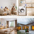 fernfern Kitchen Wipes Storage Box,Wall Mounted Flushable Wipes Holder,Clear Wipes Dispenser Wipe Tissue Storage Box