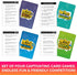 QUOKKA Set 4 in 1 Who Knows Better? - Fun Educational Trivia Card Game for Kids and Families