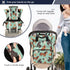 SUABO Seamless Backpack A Of Horese Pattern Baby Diaper Bag Large Bag Waterproof Travel Diaper Bags for Moms and Dads