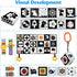 7 Pcs High Contrast Black and White Baby Toys for Newborn, Montessori Tummy Time Sensory Toys for 0-6 Months
