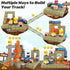 Set, 3+ 4-6 6-8 5-7 Coodoo Magnetic Blocks - Build Mine Magnet World Mine Train Track Magnetic Building Blocks Toddler