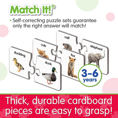 The Learning Journey: Match It! - Animal Families - Educational Animal Matching Game & Puzzle for Kids