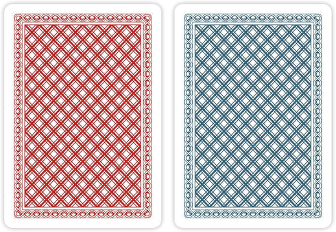 2 Decks of Waterproof 100% Plastic Playing Cards - Poker Size with Large Jumbo Index