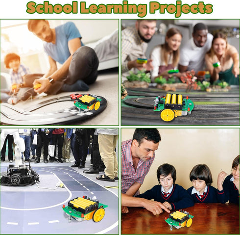 MiOYOOW Soldering Practice Kit, DIY Remote Control Car Kit for Beginners, STEM Education Electronic Soldering Projects