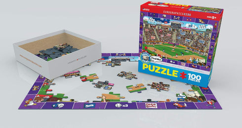 Baseball - Spot and Find 100-Piece Puzzle - Star